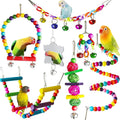 Complete Wood Parrot Toy Set