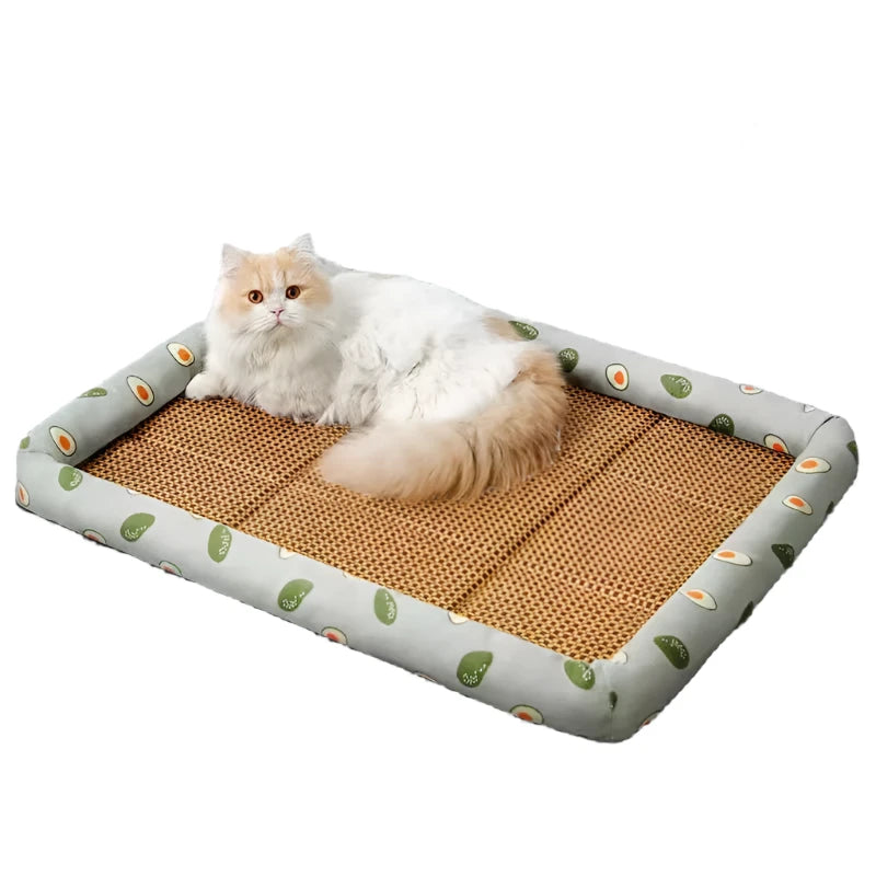 Breathable Rattan Cat Bed