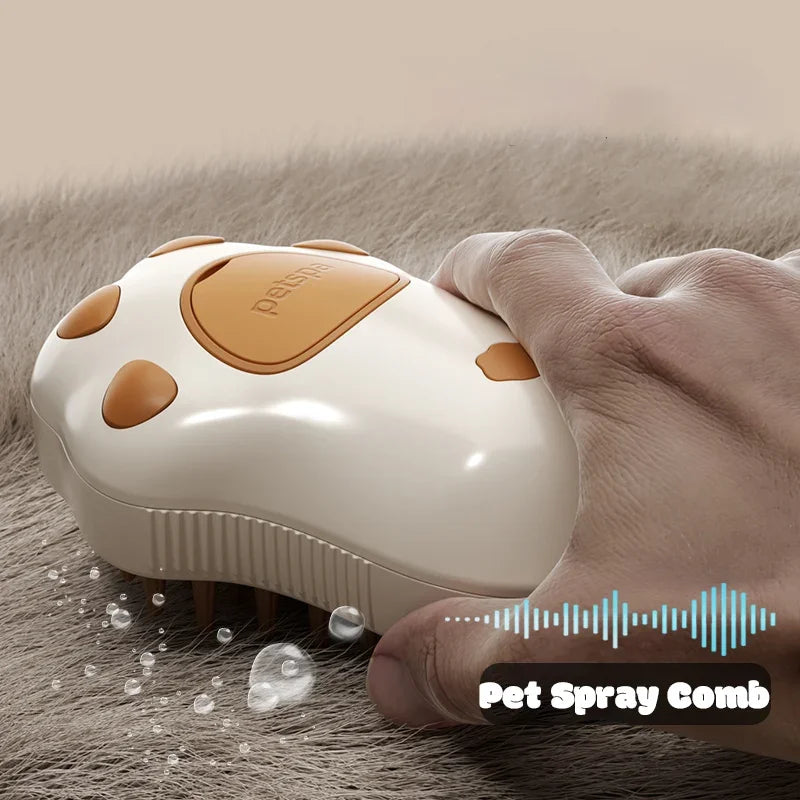 Electric Paw-Shaped Steam Brush