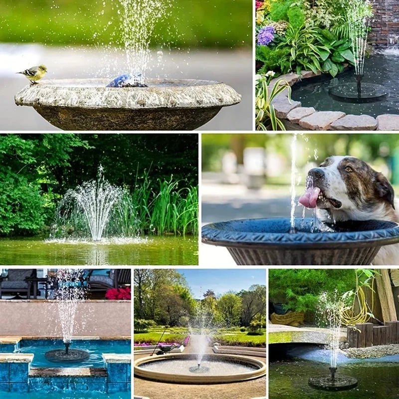 Solar Bird Bath Fountain Pump