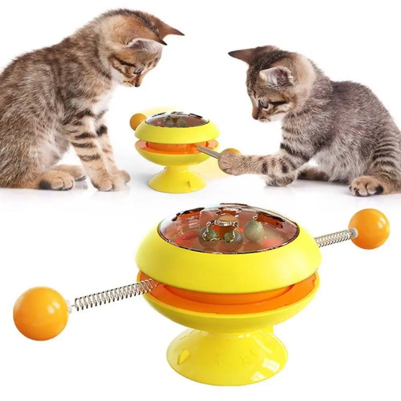 Interactive Catnip Turntable Toy