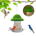 Mushroom Solar Bird Feeders