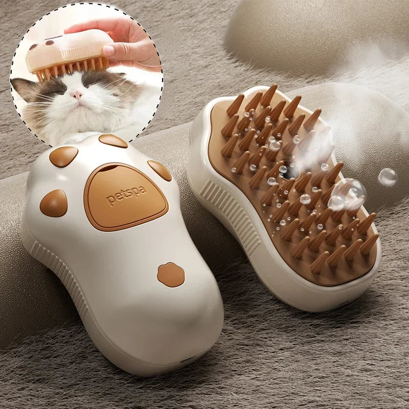 Electric Paw-Shaped Steam Brush