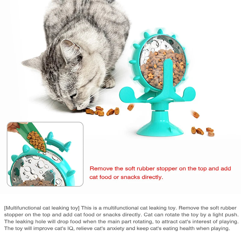 Ferris Wheel Food Dispensing Pet Toy