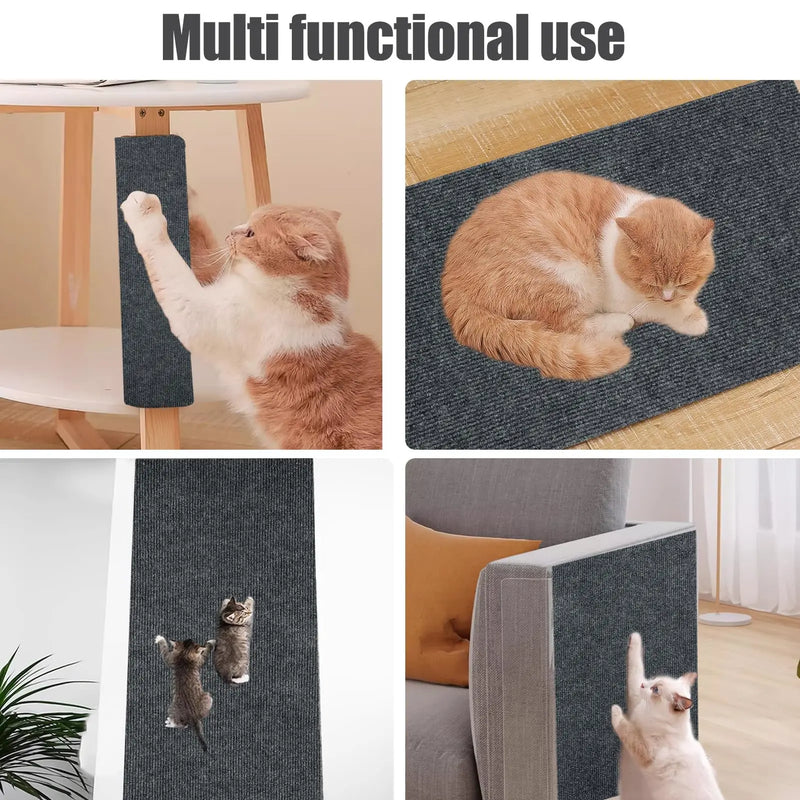 Cat Scratching Mat with Self-Adhesive Backing