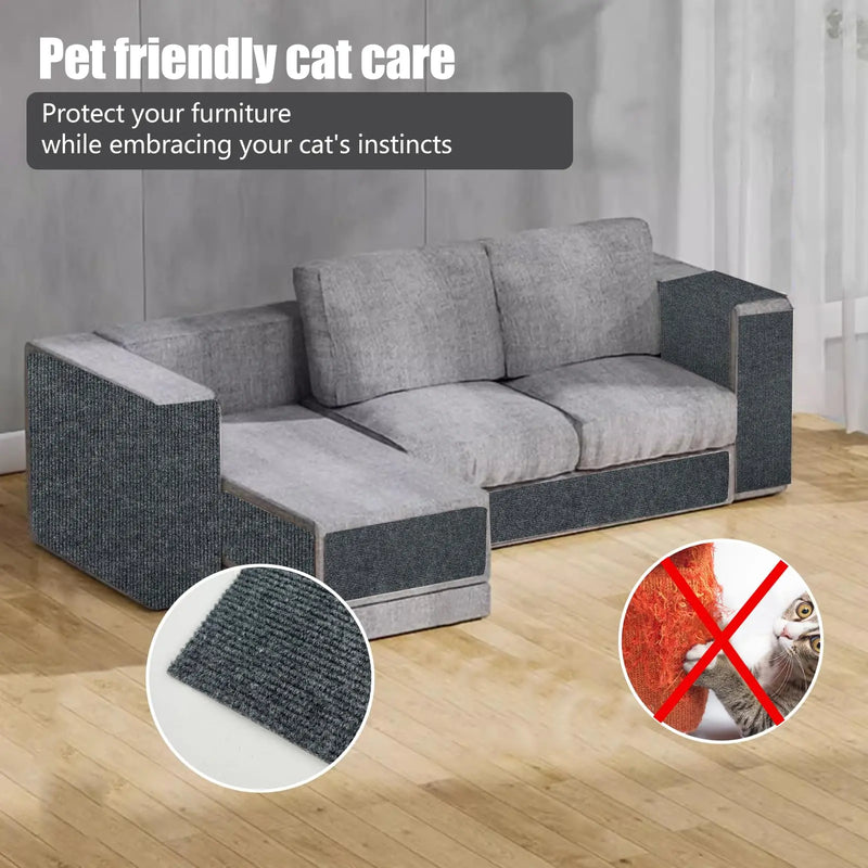 Cat Scratching Mat with Self-Adhesive Backing