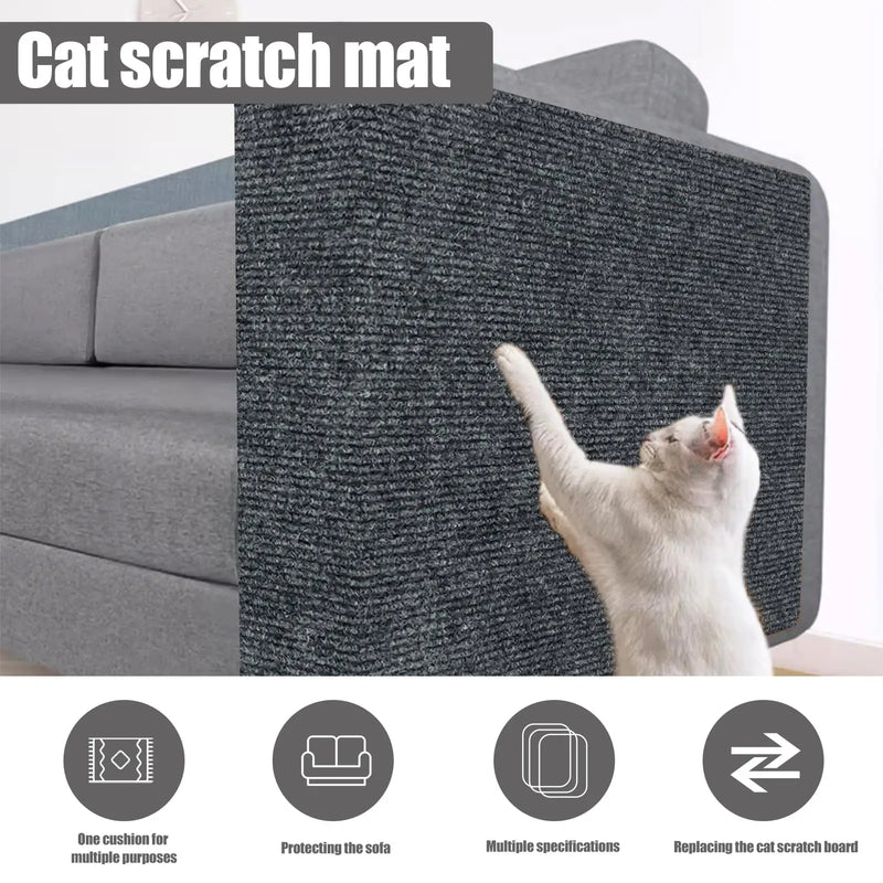 Cat Scratching Mat with Self-Adhesive Backing