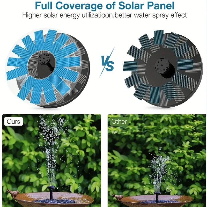 Solar Bird Bath Fountain Pump