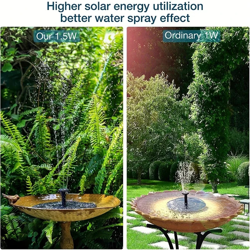 Solar Bird Bath Fountain Pump